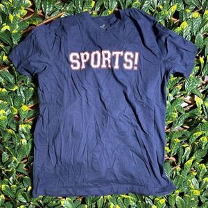 SPORTS! Blue T Shirt Size XL